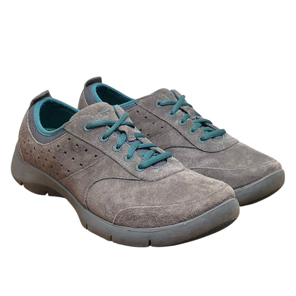 Dansko Elaine Gray‎ Suede Shoes Women's Size EU 39 US 8.5-9 Slip Resistant